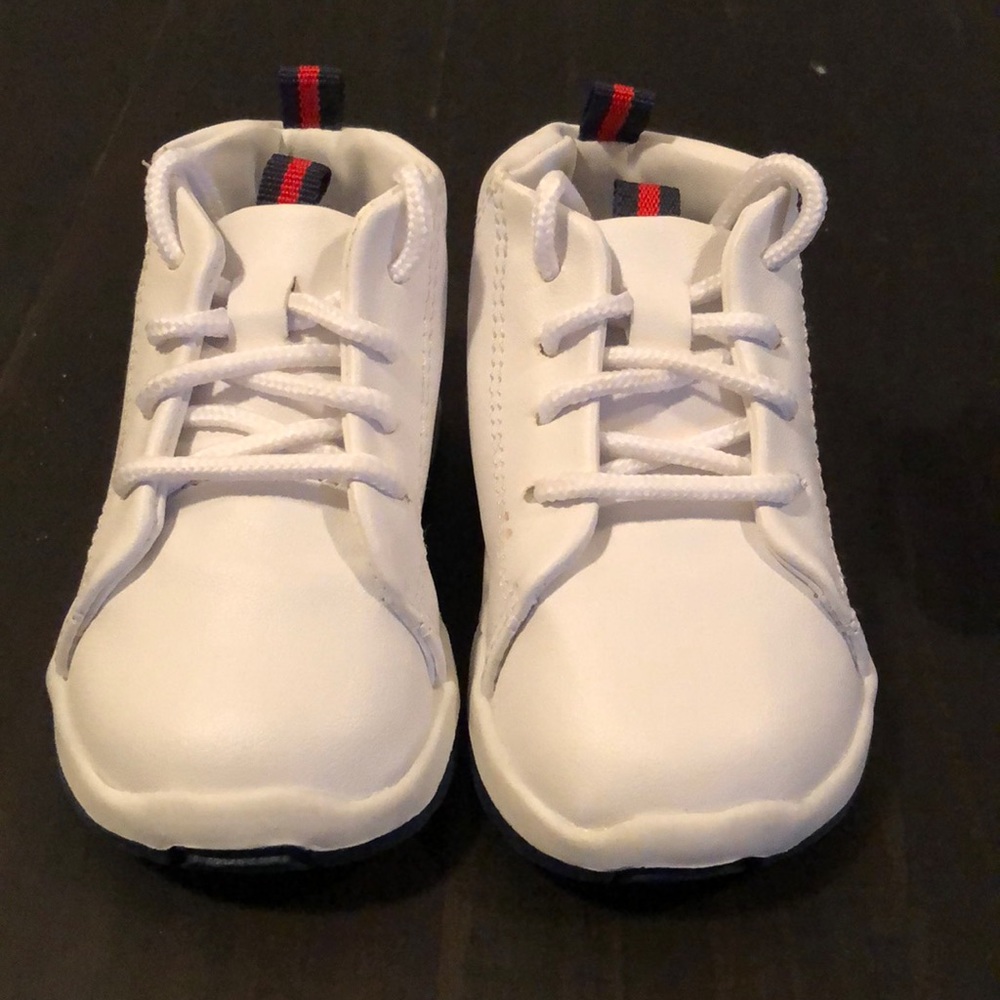 Baby size 2 white sneakers